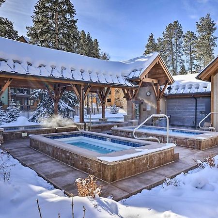 Breck Condo With Hot Tub Access Walk To Main St! 브레켄리지 외부 사진
