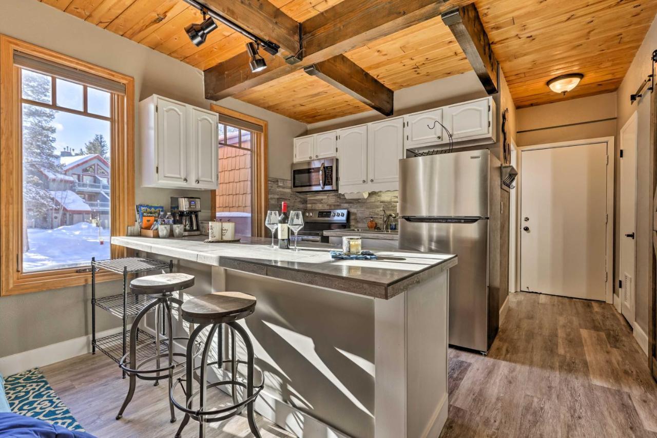 Breck Condo With Hot Tub Access Walk To Main St! 브레켄리지 외부 사진