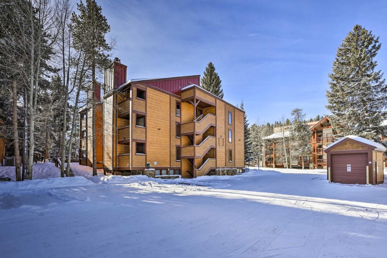 Breck Condo With Hot Tub Access Walk To Main St! 브레켄리지 외부 사진